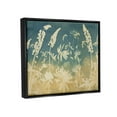 thumbnail image 3 of Stupell Industries Modern Flower Meadow Botanicals Graphic Art Jet Black Floating Framed Canvas Print Wall Art, Design by Liz St. Andre, 3 of 6
