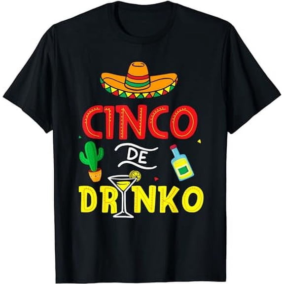Cinco De Mayo Mexican Sombrero Fiesta Party Men Women T-Shirt