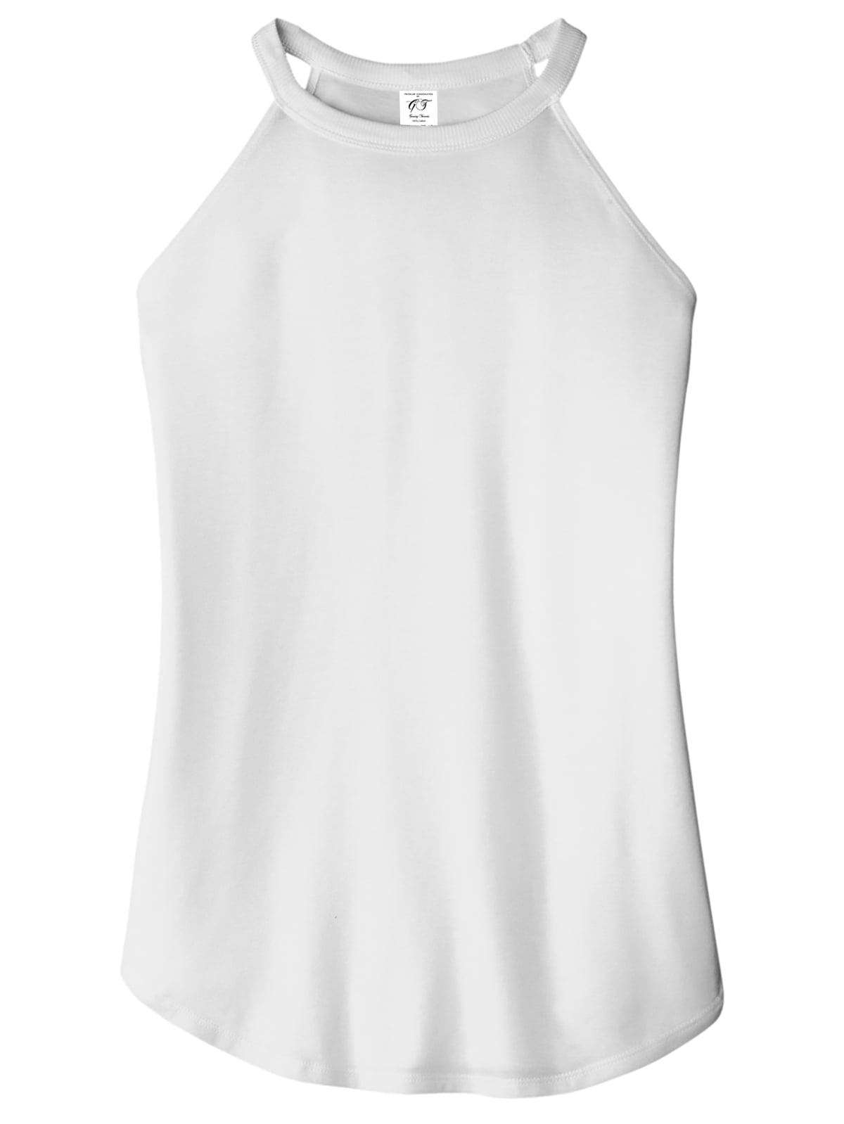 Gravity Threads Women's Rocker Halter Tank Top - Soft Frost Colors, Sizes XS-4XL