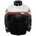 thumbnail image 2 of Men's Checkered Flag Black NASCAR 75th Anniversary Nylon Full-Snap Jacket, 2 of 3