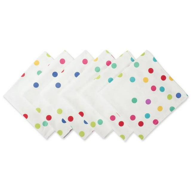Design Imports CAMZ34095 Serviette Confetti Imprimé - Lot de 6