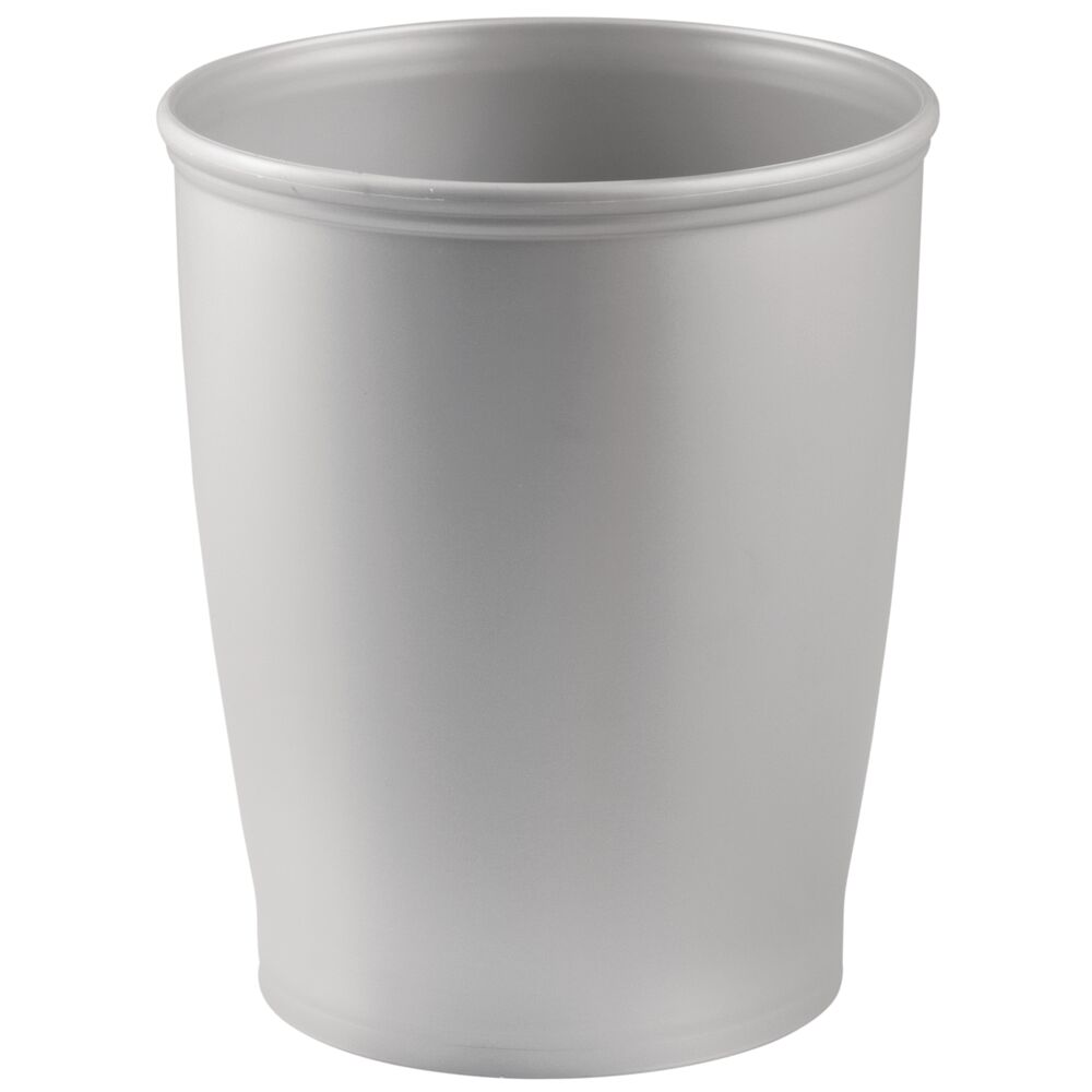 mDesign Small Plastic Bathroom Garbage Can 1.6 Gallon Trash Can
