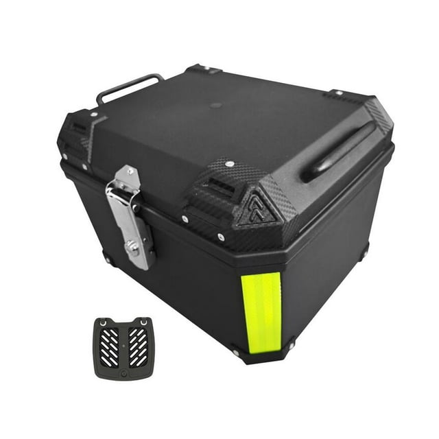 Guardoinrt Étui de Rangement pour Moto, Boîte de Queue Étanche, Installation Facile, Grande Capacité, Anti-Perte, Noir 45L
