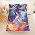 thumbnail image 5 of Erosebridal Baseball Gamer Gaming Queen Sheet Sets,Kids Sport Theme Bed Set For Boys Teens 4-Piece, 5 of 6