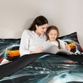thumbnail image 5 of Homewish Racing Car Bedding Comforter Set 2pcs for Female Men Women,Geometric Plaid Grid Twin Comforter Sets Microfiber,Extreme Sport Breathable Bedding Set,Luxury Bedroom Decor,Reversible, 5 of 8