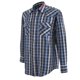 thumbnail image 3 of Camisa Vaquera Wrangler Hombre Manga Larga Lg41 azul EG, 3 of 6