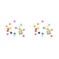 thumbnail image 4 of Youkk 100pcs Per Pack Multi Color Mixed Fishing Rigging Plastic Beads Round Stops for Lure Spinners DIY Fishing Tackle 6mm 8mm 100pcs 6mm 2Set, 4 of 6