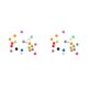 thumbnail image 2 of Greeniant 100pcs Colorido Se?uelo Pesca Duro Abordar Cuentas Plastic Flotante Cebo 100 piezas 6 mm 2piezas Greeniant CBP432616, 2 of 5