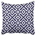 thumbnail image 1 of RYLABLUE Hip Nautical Dark Blue White Pillowcase Cushion Cover 18x18 inch, 1 of 1
