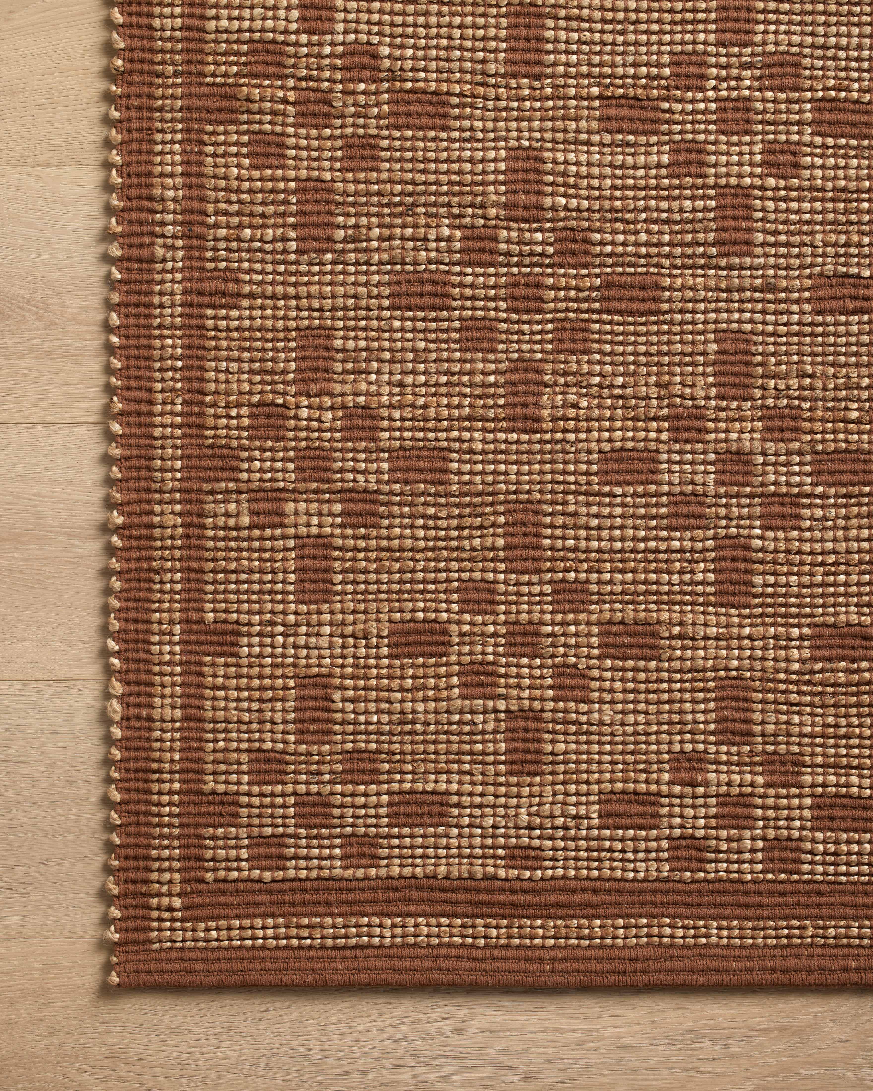 Chris Loves Julia x Loloi Judy Natural / Spice 3'-6" x 5'-6" Accent Rug
