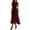 Red-2, variant on Elegant Boat Neck Chiffon Dress Women Ruched High Waist Midi Dress Sleeveless Flowy A Line Wedding Guest Dresses Party Elegant Formal Evening Casual Outfits