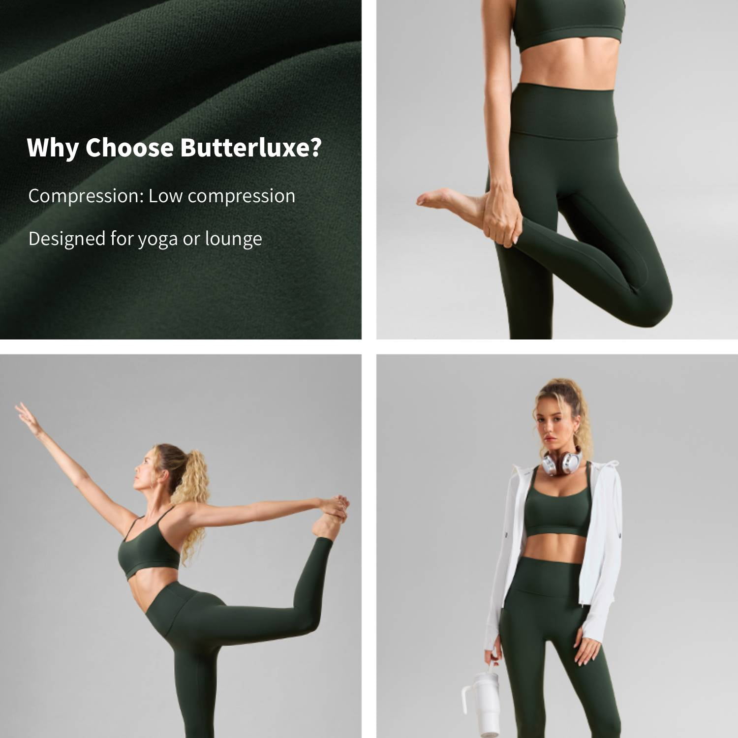 CRZ YOGA Butterluxe No Front Seam Yoga Leggings 25" High Waisted Womens Lounge Pants Workout
