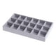 thumbnail image 2 of Caja organizadora portátil de terciopelo para exhibir joyas, anillos, collares y pulseras. 18 rejillas, 2 of 9
