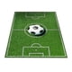 thumbnail image 3 of Alfombras de campo de fútbol, manta de juego para , lavable, temática deportiva, área de fútbol para el hogar Bola 120x160cm Zulema Felpudo interior, 3 of 8