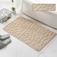 thumbnail image 3 of Abbracc 1 Piece Absorbent Soft Memory Foam Bath Mat Shower Bath Mat Non-slip Mat - 40x60cm, 3 of 9