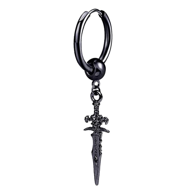Pendientes de Acero inoxidable Perfecl Clip de oreja, elegante y atractivo, 52x17 mm, 1 pieza
