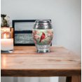 thumbnail image 7 of JAGASY Red Cardinal Miniature Urn for Sister - Green Small Urn for Ashes Adult Male - Pink Cherry Blossom Keepsake Urns - Cremation Urns for Sibling - (3 Inch), 7 of 7