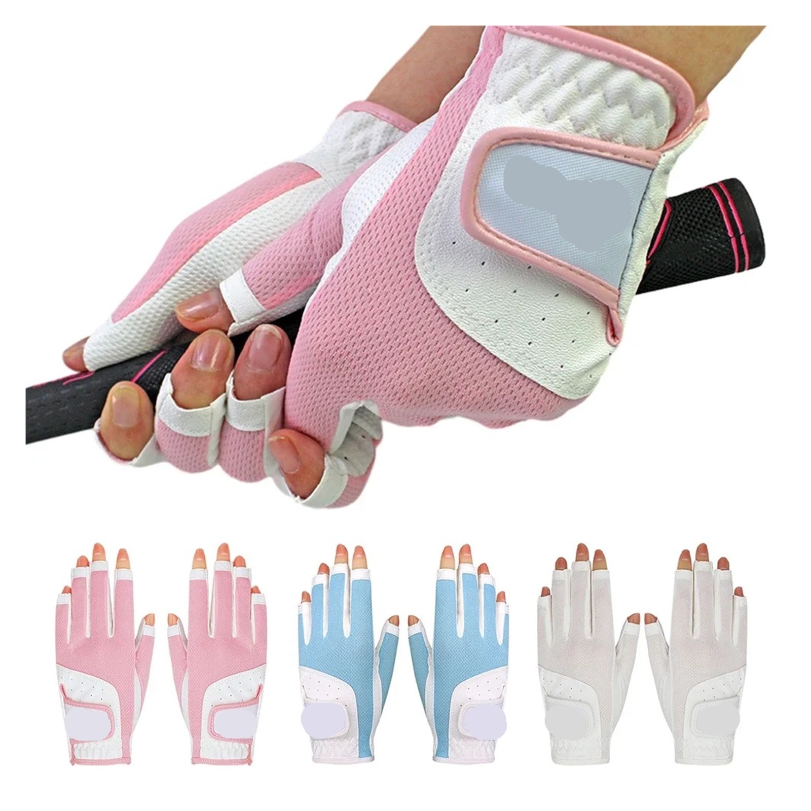 1 Pair Golf Gloves,Breathable More Comfortable to Wear Training Gloves ,Flexible and Comfortable