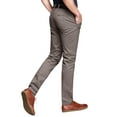thumbnail image 3 of Matchstick Men’s Slim-Fit Flat Front Tapered Casual Chino Pants, 3 of 10