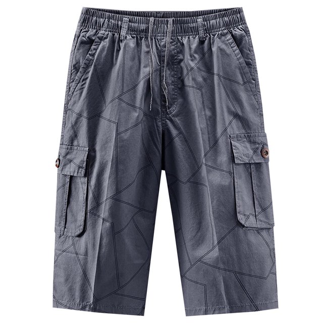 Birdeem Shorts pour Hommes Mode Sports Multi-Poches Décontracté Été Taille Élastique Demi-Short
