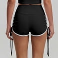 thumbnail image 5 of Athletic Running Shorts for Women Summer Elastic High Waist Slim Fit Ruched Side Workout Gym Yoga Compression Shorts, 5 of 7