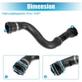 thumbnail image 7 of Lower Radiator Engine Coolant Hose for BMW X3 2.5L L6 - Gas 3.0L L6 - Gas 2004 2005 No.17123413819, 7 of 7