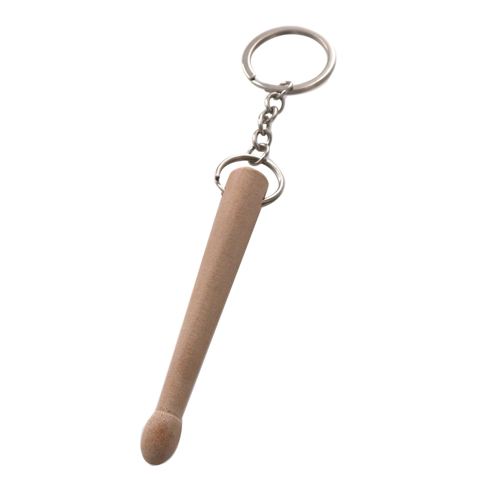 Drumstick Keychain Portable Drumsticks Percussion Key Chain Musical Instrument