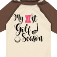 thumbnail image 4 of Inktastic My 1st Golf Season Girls Long Sleeve Baby Bodysuit, 4 of 5
