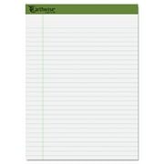 Earthwise by Ampad Recycled Writing Pad, 8 1/2 x 11 3/4, 40 Sheets/Pad, 4/Pack -TOP40102