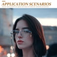 thumbnail image 2 of Electrophoresis Glasses Chain 1 Set Anti Lost Hanging Eyeglasses Rope Stylish Sunglasses Chain, 2 of 9