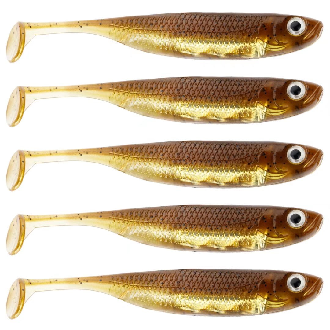 QualyQualy Soft Plastic Lures Swimbait Paddle Tail Shad Lure Bass Bait Shad  Minnow Soft Bait for Trout Walleye Crappie Pike 2.75in 3.14in 3.94in (Color  1, 3.14 - 6Pcs), Soft Plastic Lures -  Canada