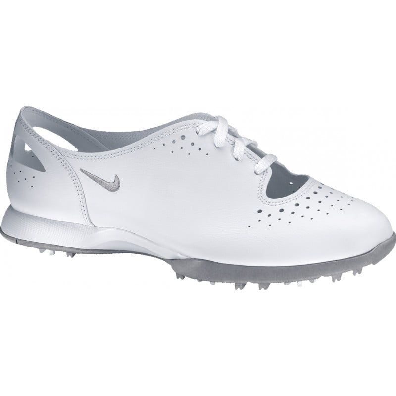 NEW Womens Nike Air Summer Lace White/Cool Gray Golf Shoes 8 M