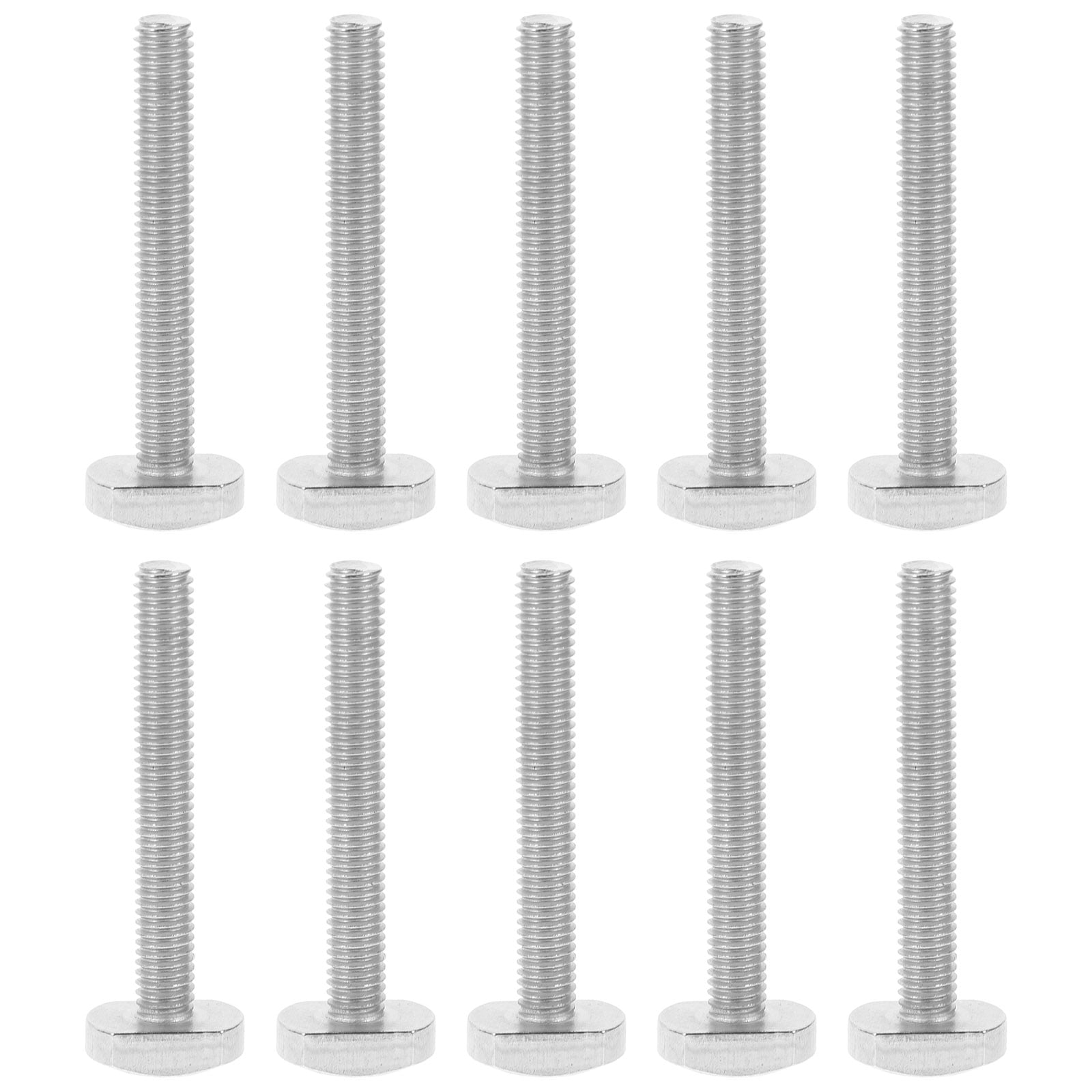 10pcs T Track Bolt M6x45 Stainless Steel T Slot Bolt Tslot Sliding