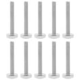 thumbnail image 1 of Shisuyan fully thread hexagon bolts T Track Bolt Stainless Steel Woodworking Tools T-shape 10pcs, 1 of 8