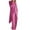Hot Pink, variant on WCMZJ Women's Two Piece Outfits Front Split Oversized Tunic Tops and Long Pants Plus Size Business Casual Suits Sets Green 5XL