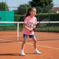 thumbnail image 5 of CYRBOKO Kids Easter T-shirts, Short Sleeve Cotton Casual Holiday Girls Summer Tops Pink Size 11-12 T, 5 of 8