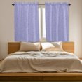 thumbnail image 5 of Lavender Purple 2 Panel Kitchen Curtains for Windows, Rustic Farmhouse Solid Color Bathroom Privacy Curtain, Home Décor Window Treatment for Bedroom/Living Room 55"x45", 5 of 8