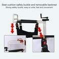 thumbnail image 6 of Patient Transfer Lift Wheelchair Shower Wheelchair Patient Lift for Home, Adjustable seat Height, Includes Toilet seat with Hole, Portable car Lift, Elderly Lift Chair, Bed to Toilet, 6 of 8
