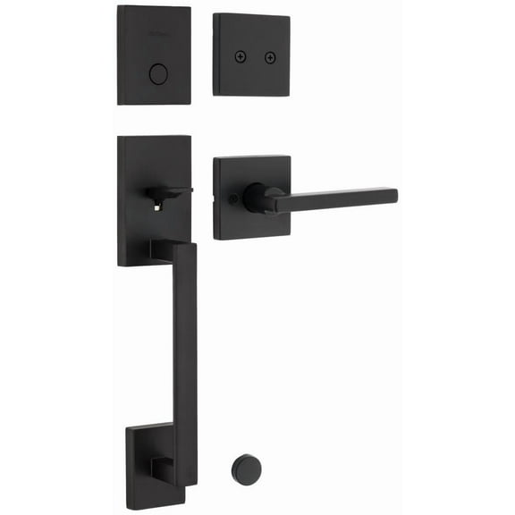 Kwikset 819Scexhflsqt San Clemente Sectional Dummy Handleset - Black