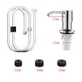 thumbnail image 2 of Naisfei Soap Dispenser for Kitchen Sink, Dish Lotion Bathroom Dispenser Countertop Soap Dispenser Pump Built in Soap Dispenser with 1 M Extension Tube Kit, Soap Dispenser for Kitchen Sink, 2 of 5