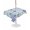 Lavender SpringGreen LightBLue, variant on Outdoor Tablecloth with Umbrella Hole for Patio/Picnic/Party/Camping, Watercolor Flowers Waterproof Table Cloth Rectangle Table Cover Washable, Spring Floral Butterflies Blue Plaid (60"x 84")