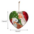 thumbnail image 4 of RKSTN Fall Decorations for Home 2PC Christmas Dog And Old Man Wooden Sign Decorations, 4 of 4