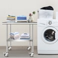 thumbnail image 3 of PRIJESSE Stainless Steel Commercial Kitchen Prep & Work Table with 4 Casters (Wheels) - 30 L x 24 W Inches, 3 of 10