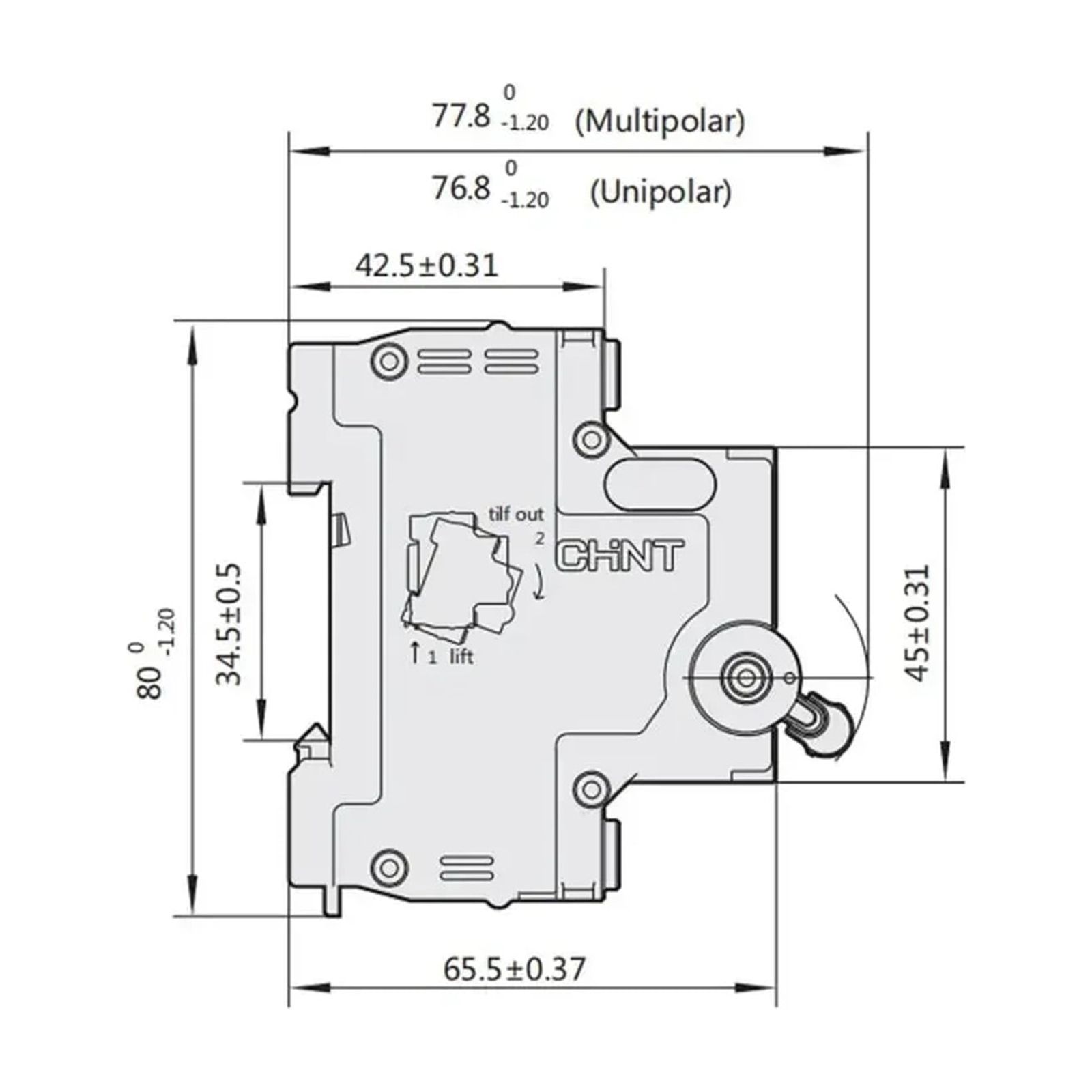 circuit breaker MCB NXB-63 2P 2A 10A 16A 32A 40A 63A Miniature Circuit Breaker C Curve AC 230/400V DIN Rail Mounting Miniature Household