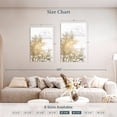 thumbnail image 4 of Elephant Stock Golden Skies Wall Art - Vertical Multi Panel Canvas - Living Room Wall Decor - Floral And Botanical Multi Panel - Gold And White Decor By Kubistika - 32" x 50", 4 of 8