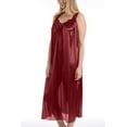 thumbnail image 2 of EZI Nightgowns for Women - Soft & Breathable Satin Night Gowns for Adult Women - Medium to Plus Size Womens Sleep Shirts - Long Mid-Length Nightgown, 2 of 9
