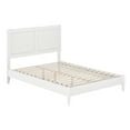 thumbnail image 2 of AFI Berkshire Full Solid Wood Low Profile Platform Bed, White, 2 of 12