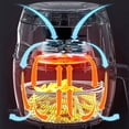 thumbnail image 5 of Cesta para freidora de aire, cesta para hornear freidora de aire de acero inoxidable, cesta para freír apilable, cesta para vaporizador de horno con asa, 5 of 5