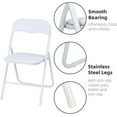 thumbnail image 7 of TROPOW Folding Chair,Accent Chair,Event Portable Metal Folding Chairs with Cushion, Non-Slip Feet Pads Stackable Chairs, 7 of 7