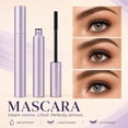 thumbnail image 6 of QunYou Waterproof Eyelash Makeup Mascara for Women Lengthening Volumizing Smudge-Proof Washable 8ml, 6 of 8